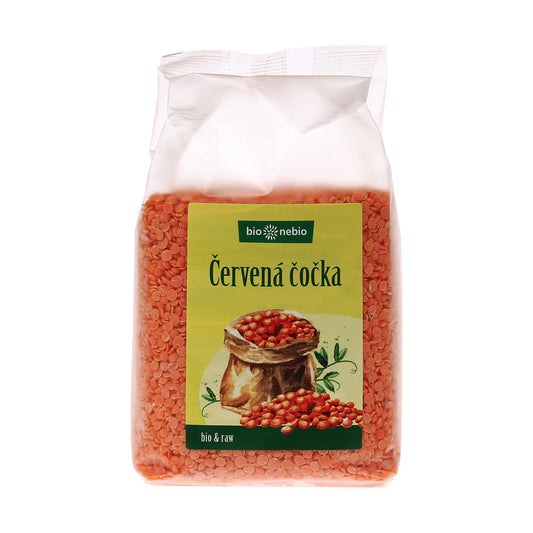 120095 Čočka červená půlená 500 g BIO   BIO NEBIO-1