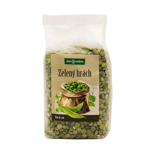 120101 Hrách zelený půlený 500 g BIO   BIO NEBIO-1