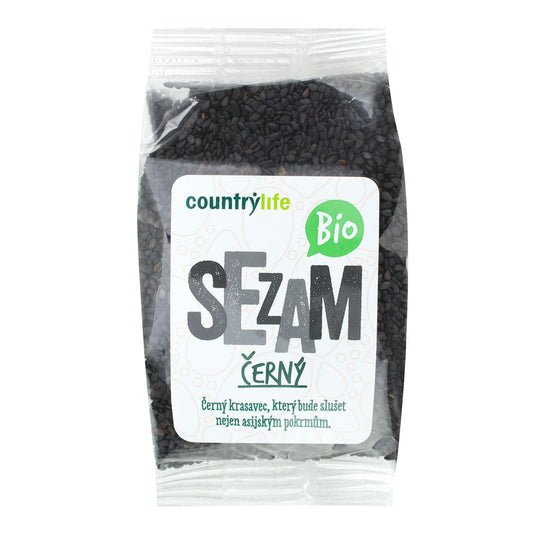 130018 Sezam černý neloupaný100 g BIO   COUNTRY LIFE-1