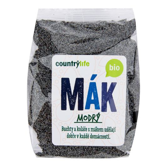 130021 Mák modrý 250 g BIO   COUNTRY LIFE-1