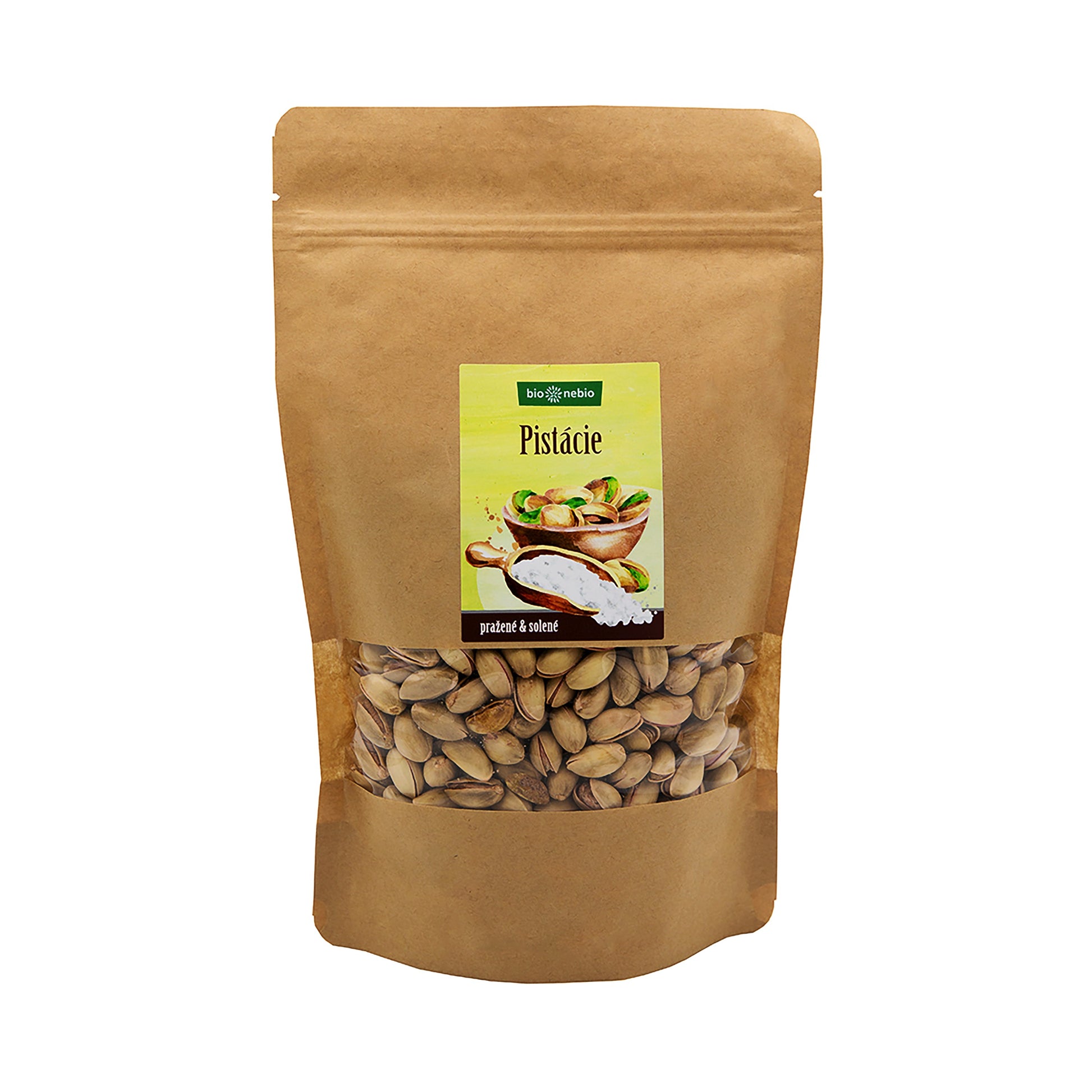 140068 Pistácie pražené solené 500 g    BIO NEBIO-1
