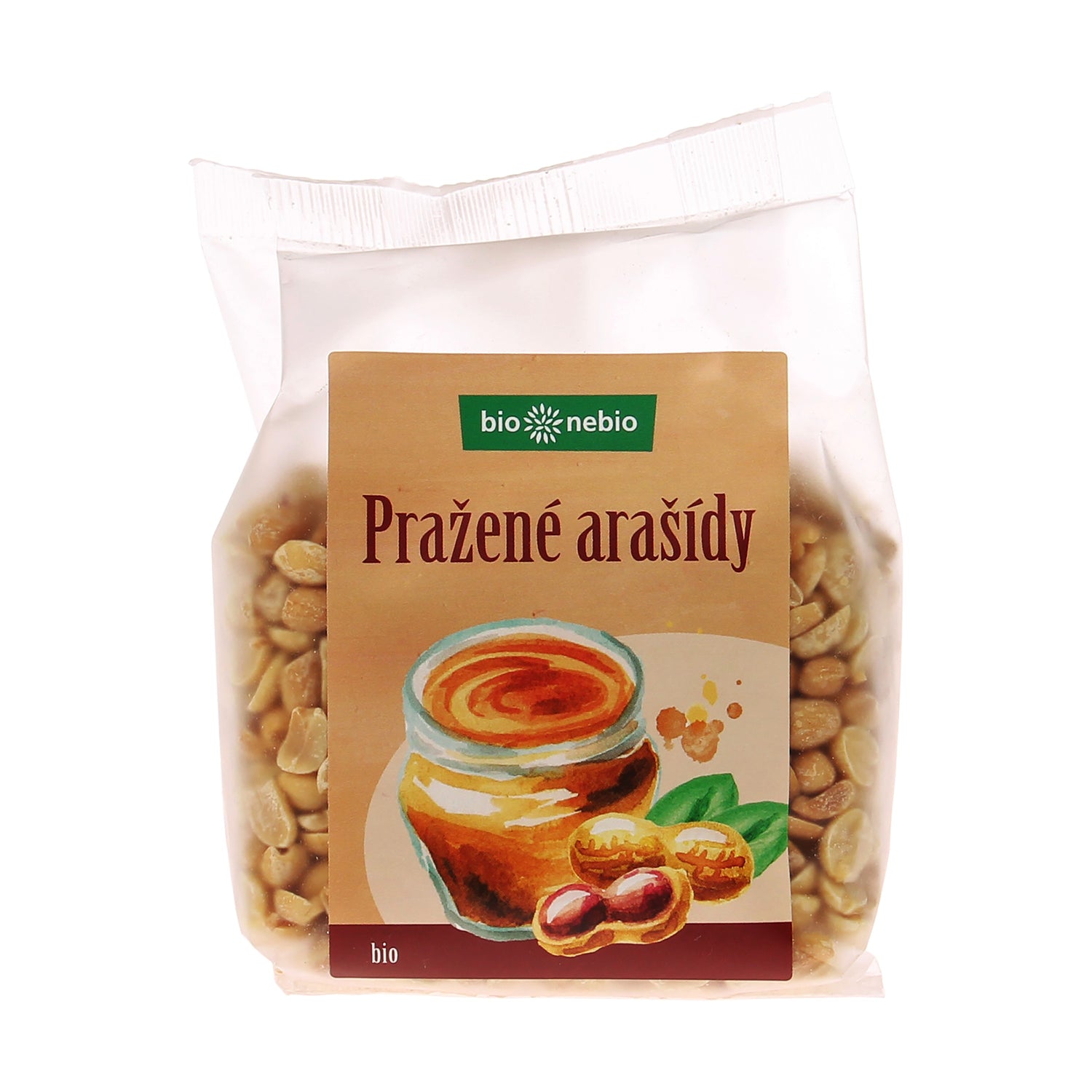 140088 Arašídy loupané pražené 200 g BIO   BIO NEBIO-1