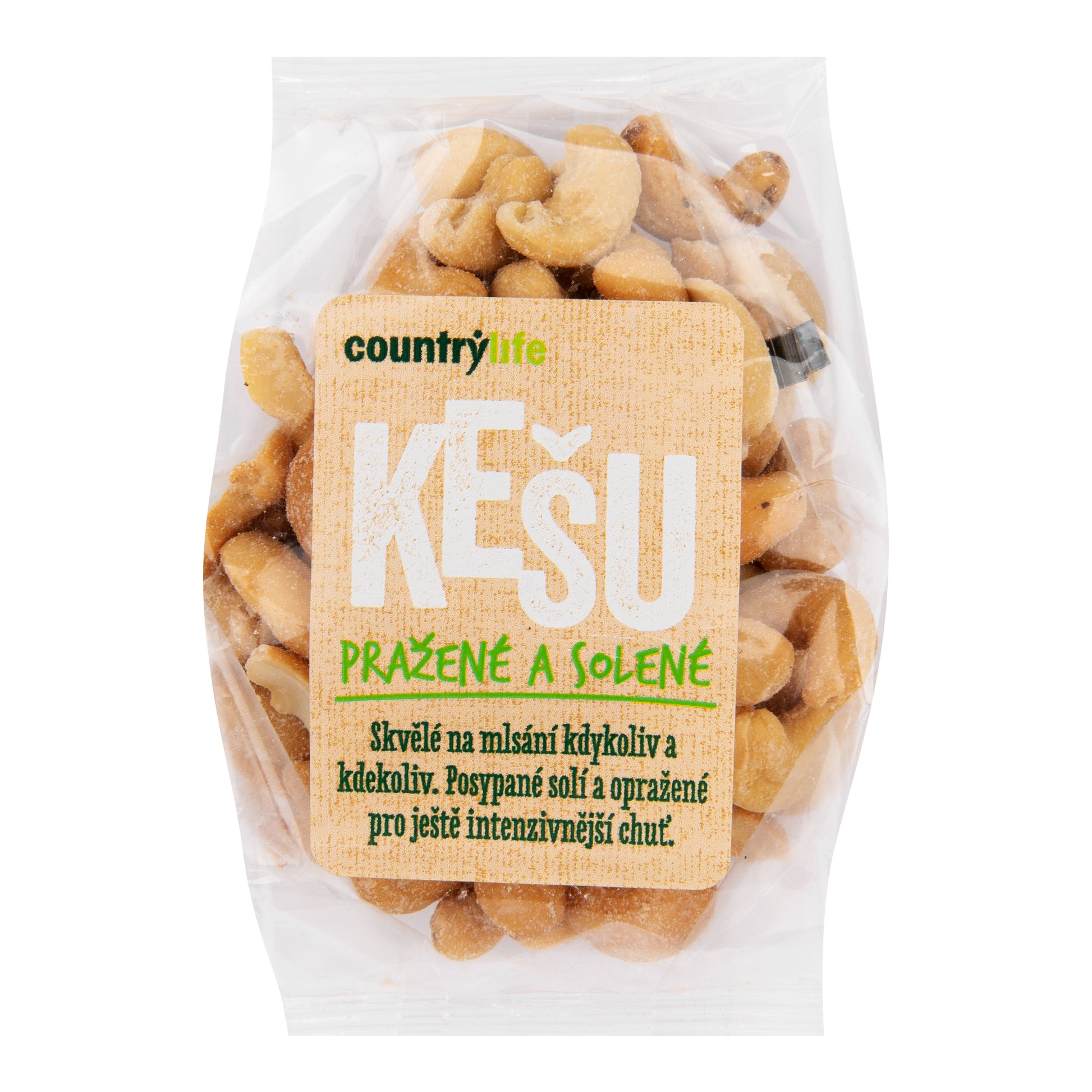 142023 Kešu ořechy pražené solené 100 g   COUNTRY LIFE-1