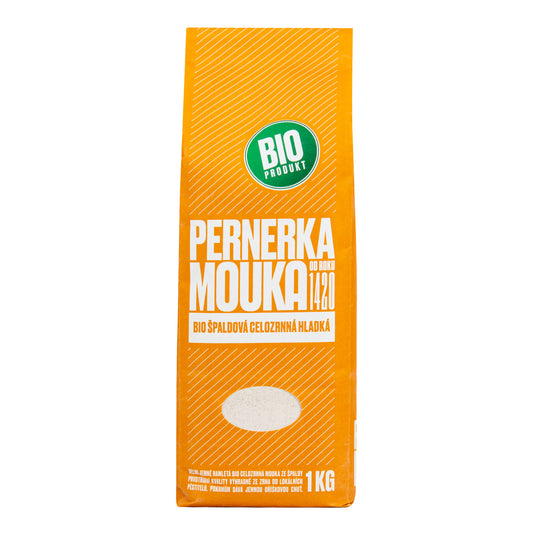 210109 Mouka špaldová celozrnná hladká 1 kg BIO   PERNERKA-1