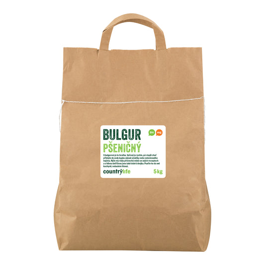 210117 Bulgur pšeničný 5 kg BIO   COUNTRY LIFE-5