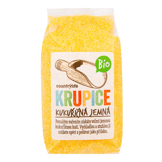 211013 Krupice kukuřičná jemná 400 g BIO   COUNTRY LIFE-1