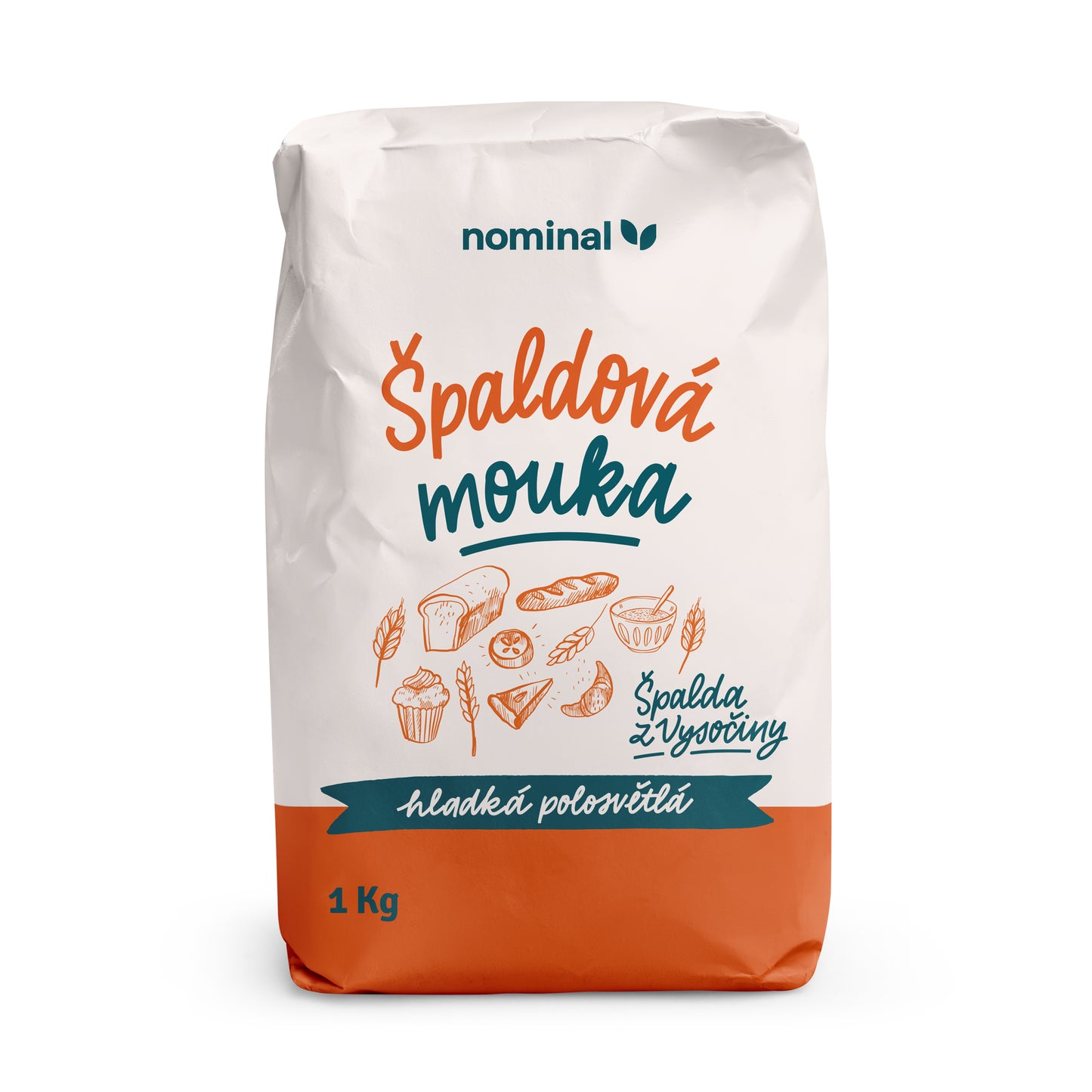 212054 Mouka špaldová hladká polosvětlá 1 kg   NOMINAL-1