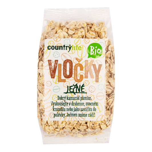 220021 Vločky ječné 250 g BIO   COUNTRY LIFE-1