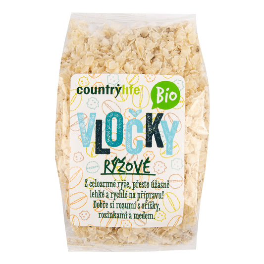 220028 Vločky rýžové 250 g BIO   COUNTRY LIFE-1