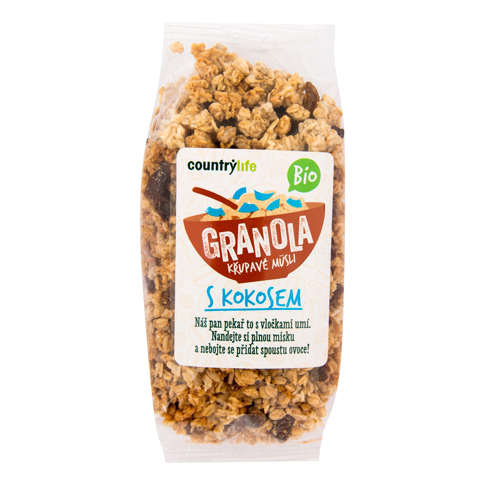 230005 Granola - Křupavé müsli s kokosem 350 g BIO   COUNTRY LIFE-1