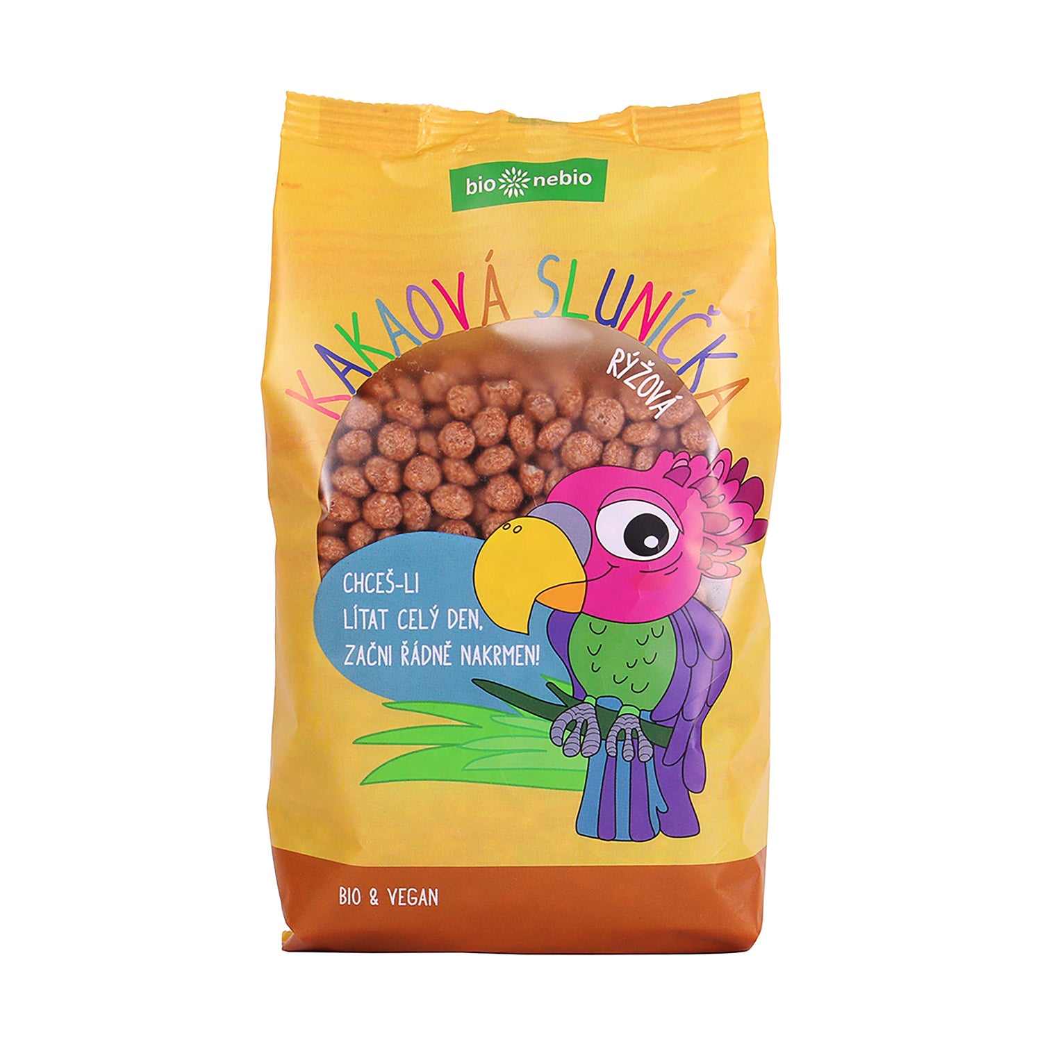 230152 Cereálie Sluníčka rýžová s kakaem 200 g BIO   BIO NEBIO-1