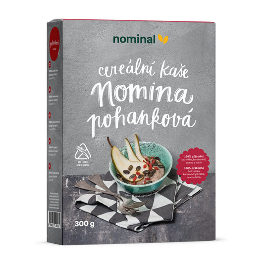 233007 Kaše pohanková bezlepková Nomina 300 g   NOMINAL-1