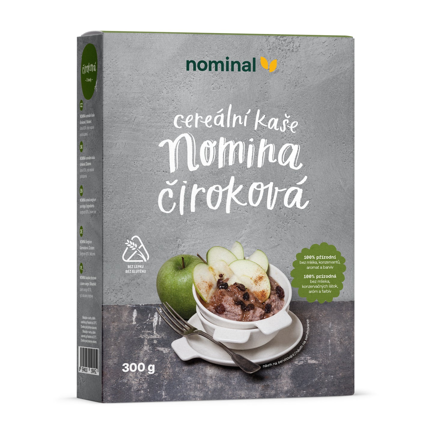 233016 Kaše čiroková bezlepková Nomina 300 g   NOMINAL-1