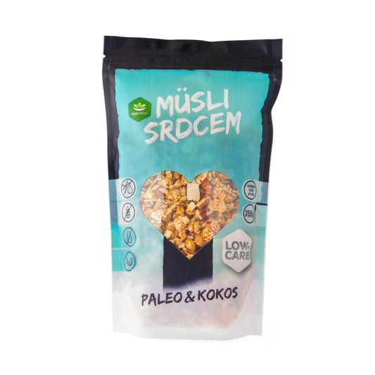 233081 Müsli srdcem paleo & kokos LOW CARB  350 g   TOPNATUR-1