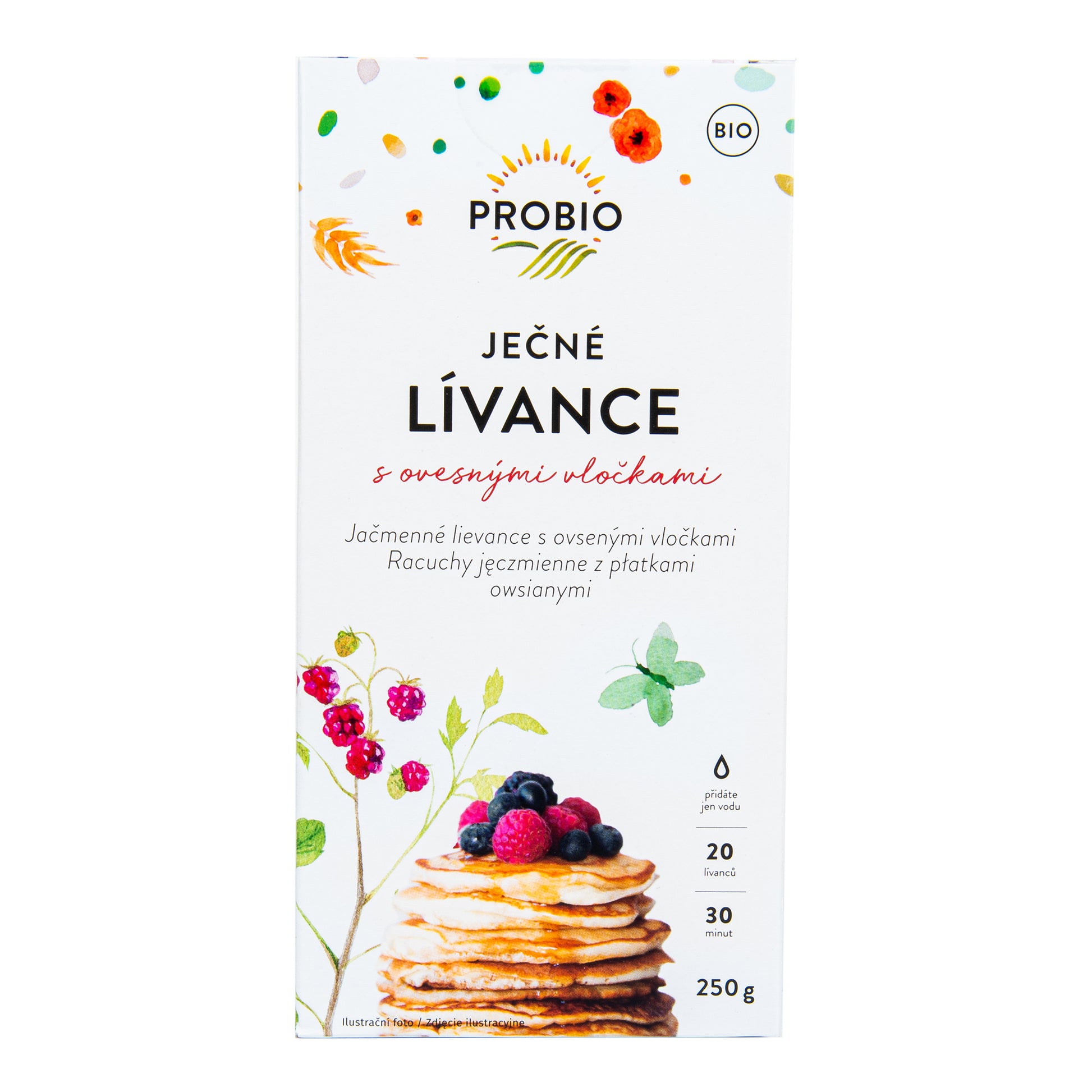 240043 Lívance ječné 250 g BIO   PROBIO-3