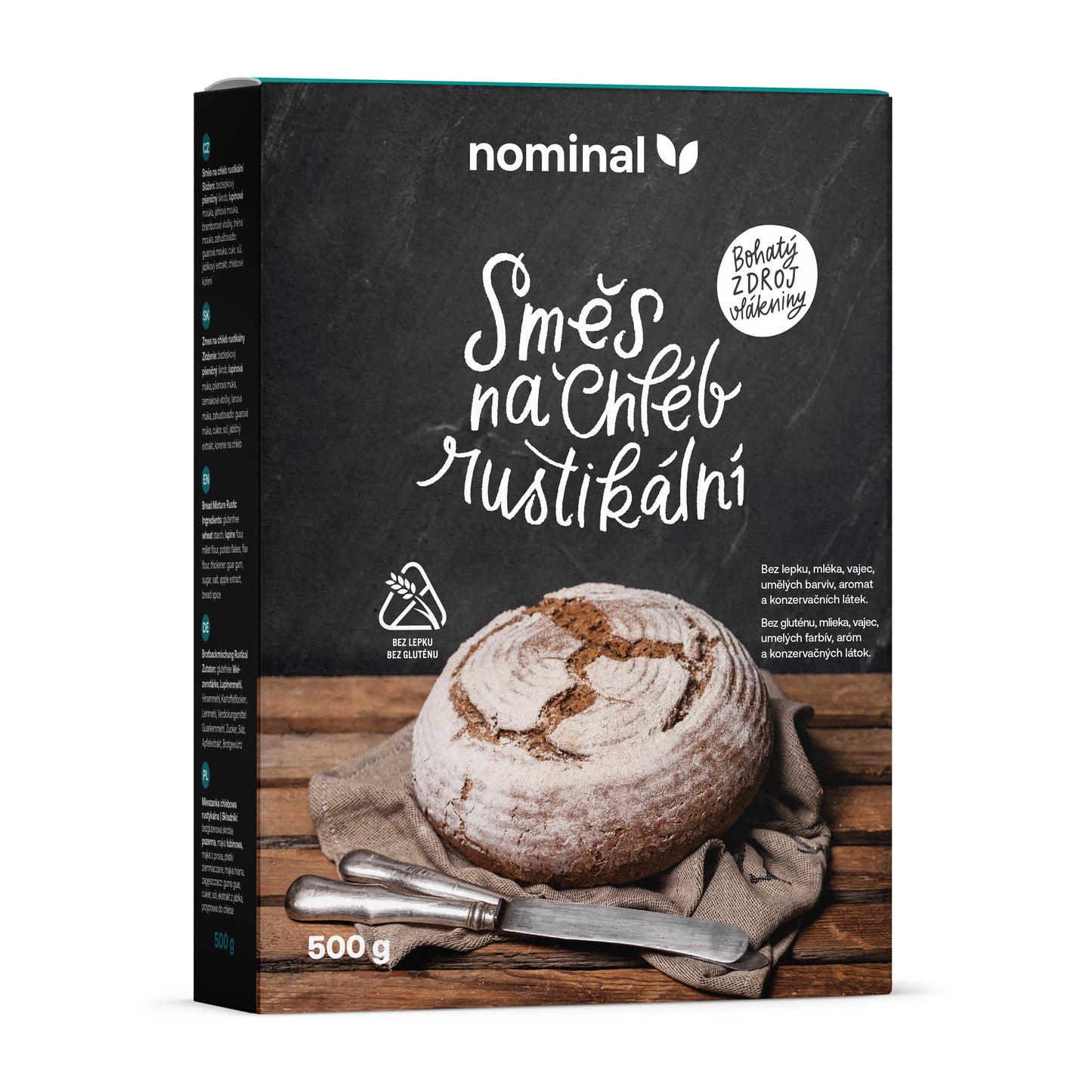243026 Směs na chléb rustikální bezlepkový 500 g   NOMINAL-1
