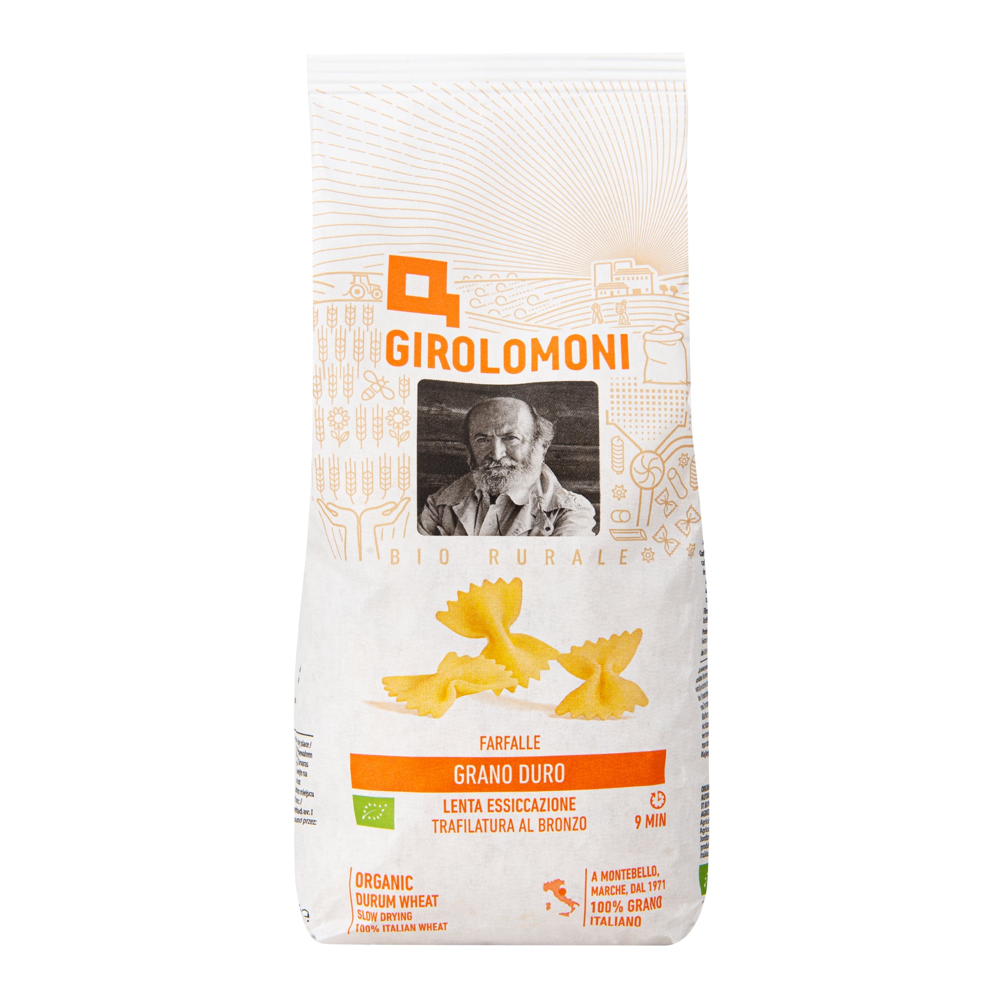 260108 Těstoviny farfalle semolinové  500 g BIO   GIROLOMONI-2
