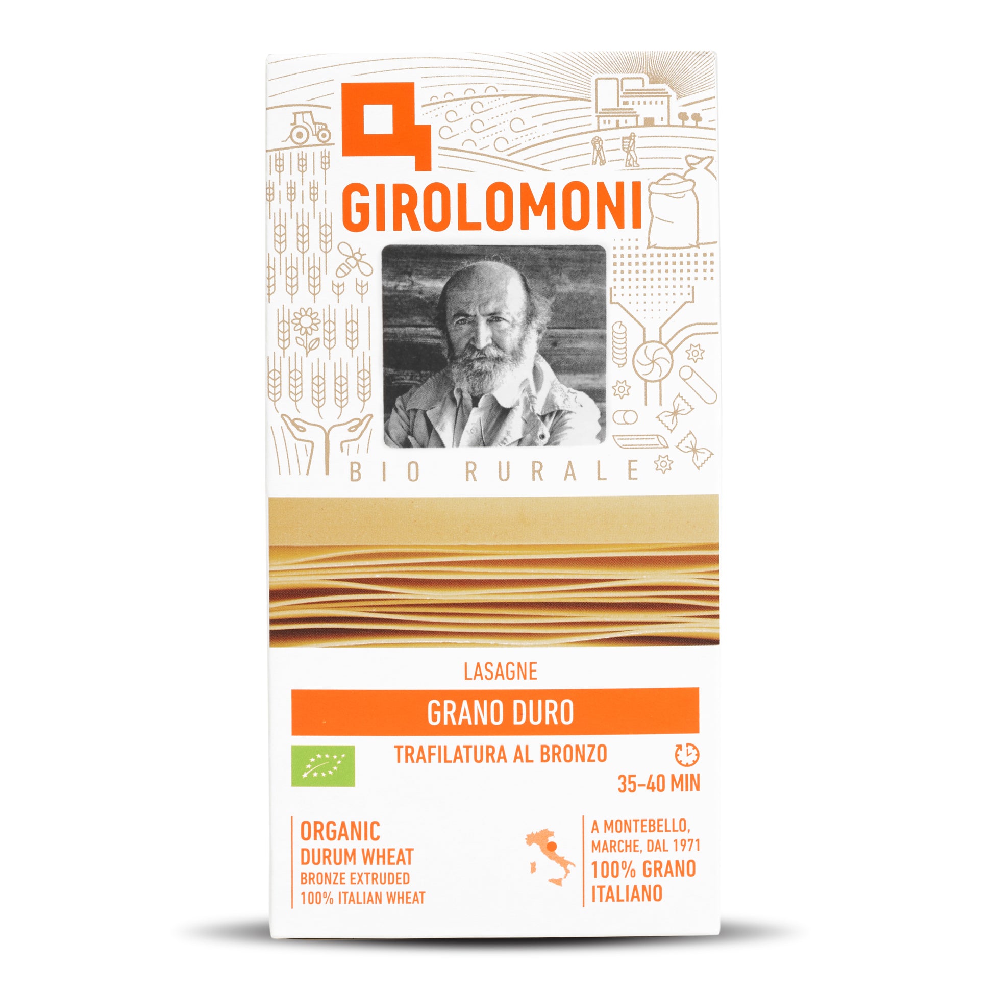 260148 Těstoviny lasagne semolinové  500 g BIO   GIROLOMONI-1