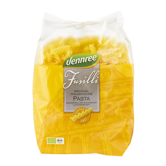 260171 Těstoviny fusilli kukuřično-rýžové 500 g BIO   DENNREE-1