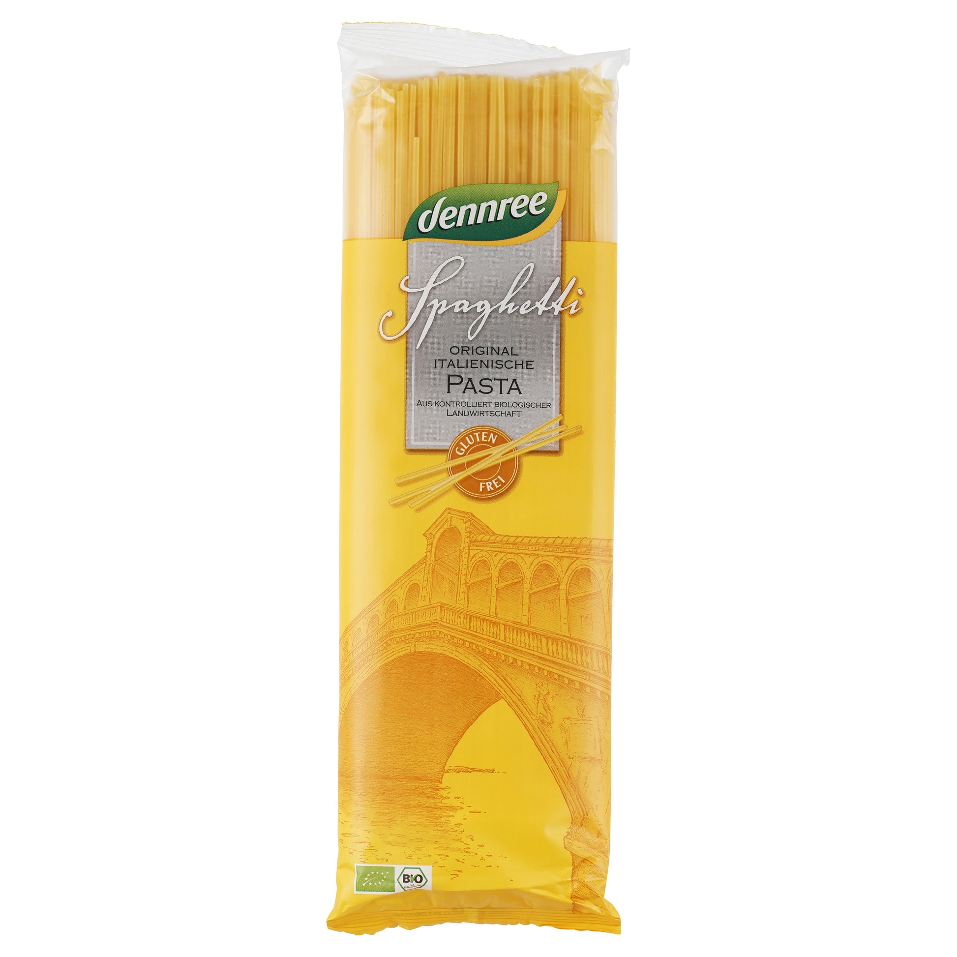 260172 Těstoviny špagety kukuřično-rýžové 500 g BIO   DENNREE-1