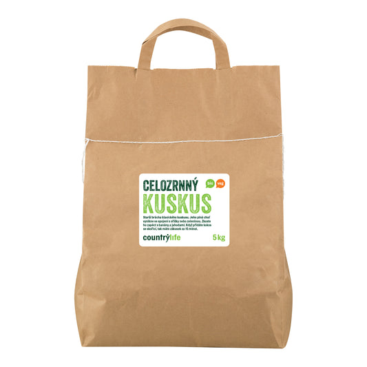 260177 Kuskus celozrnný 5 kg BIO   COUNTRY LIFE-5