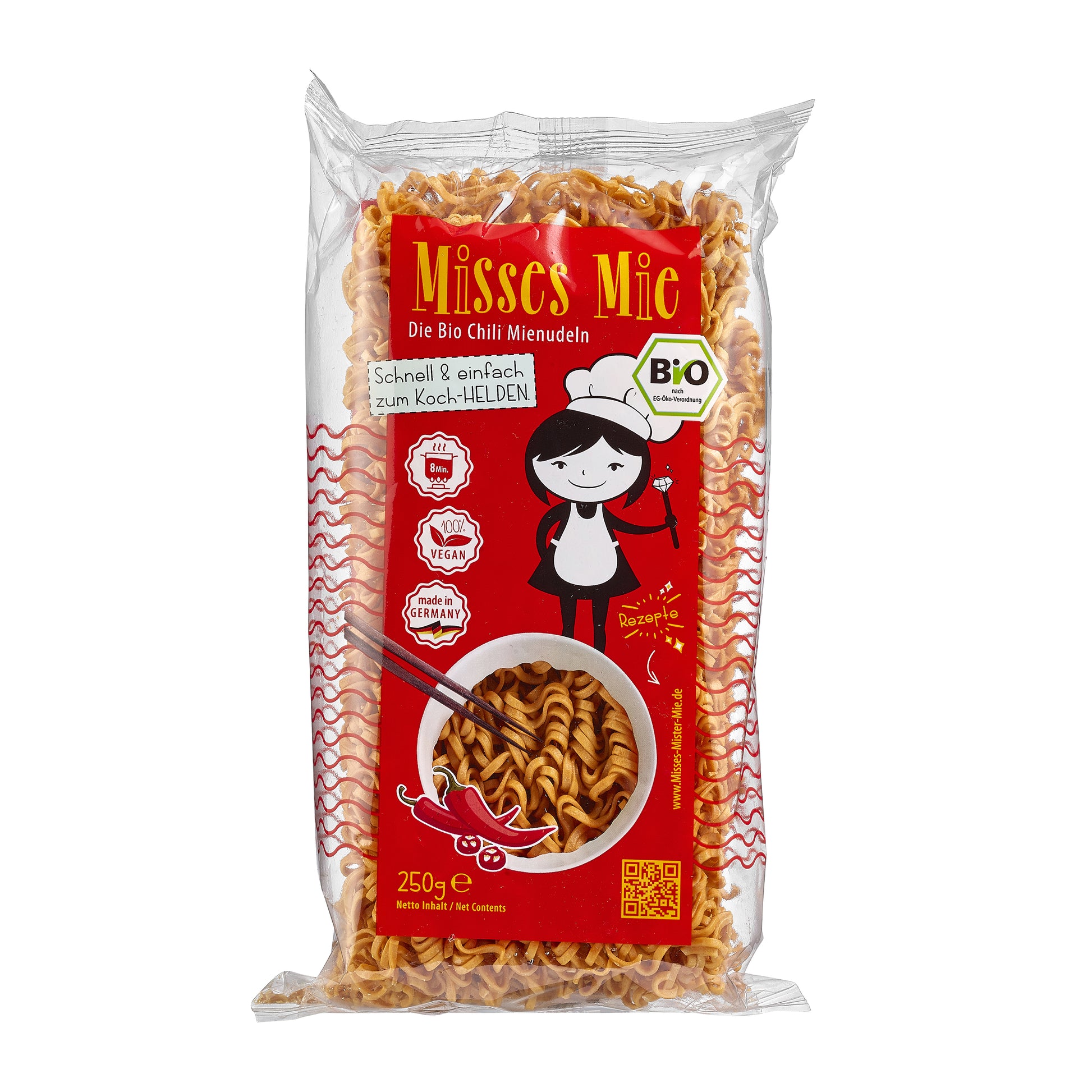 260184 Nudle s chilli instantní 250 g BIO   MISSES & MISTER MIE-1