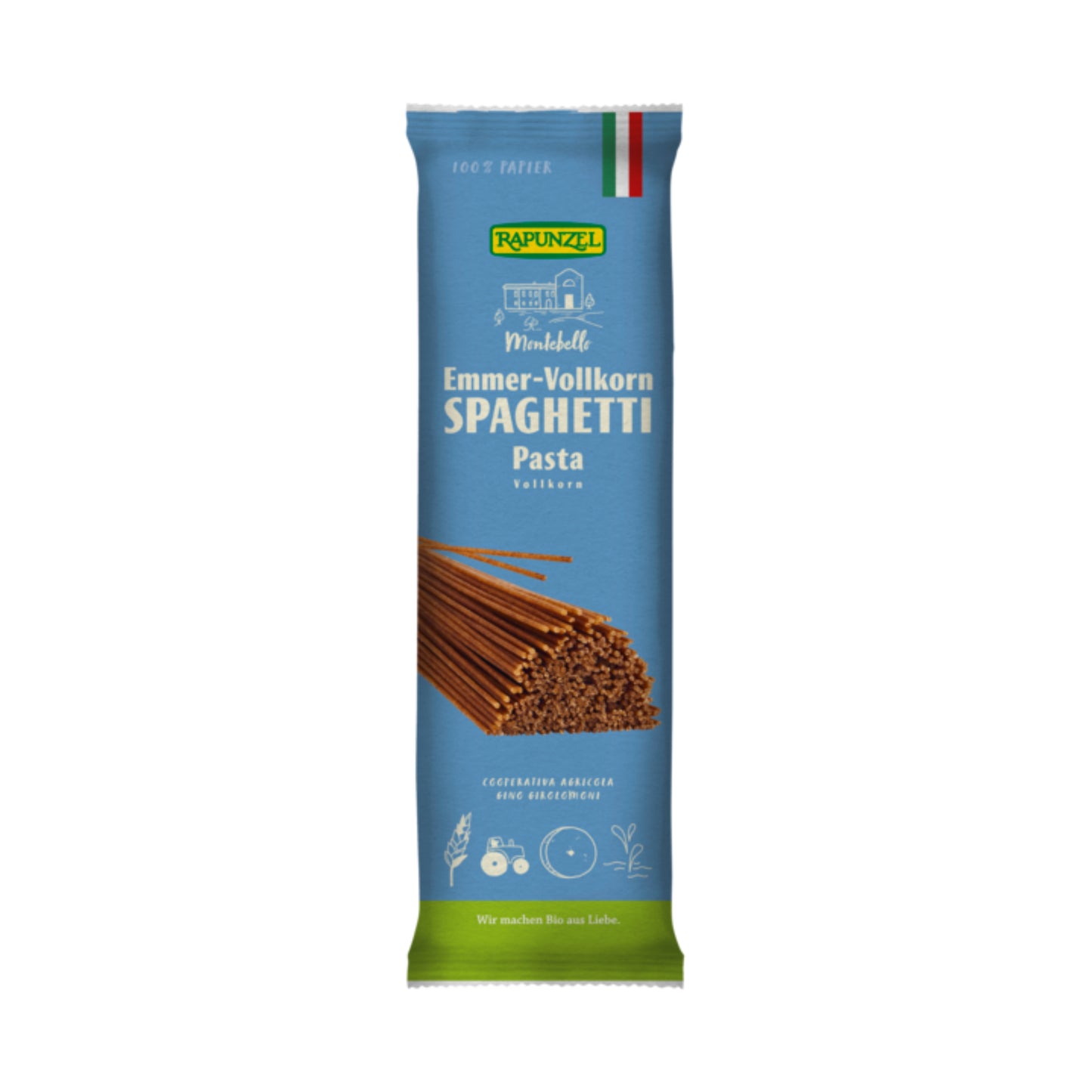 260210 Špagety Emmer celozrnné 500 g BIO   RAPUNZEL PLUS-1