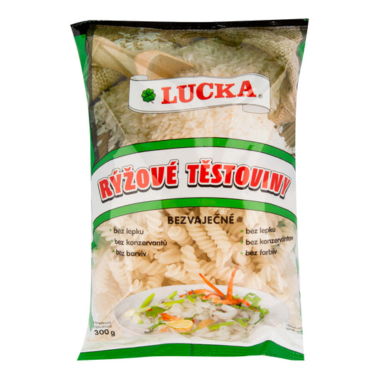 263013 Těstoviny vřetena rýžové bezlepkové 300 g   LUCKA-1