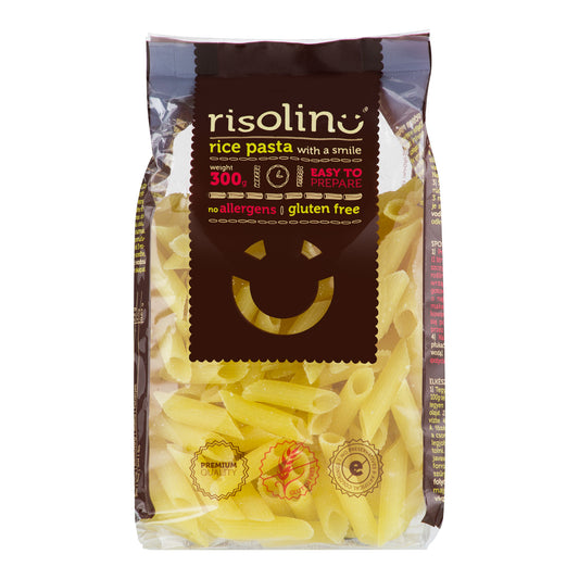 263015 Těstoviny penne rýžové bezlepkové 300 g   RISOLINO-1
