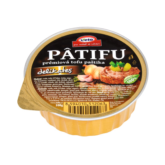 312026 Paštika PATIFU delikates 100 g   VETO ECO-1