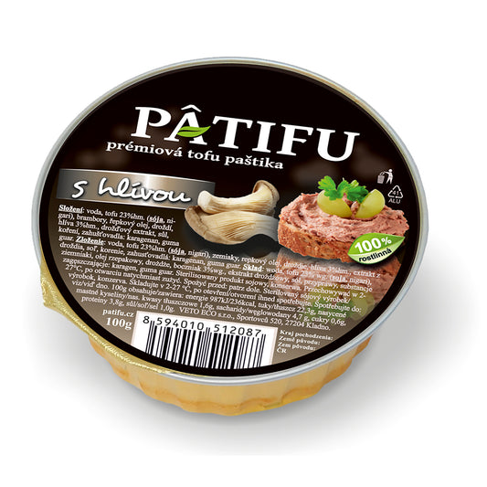 312027 Paštika PATIFU s hlívou 100 g   VETO ECO-1