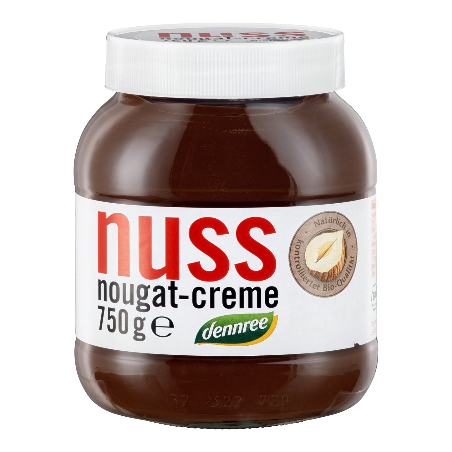 320018 Pomazánka ořechovo-nugátová 750 g BIO   DENNREE-1