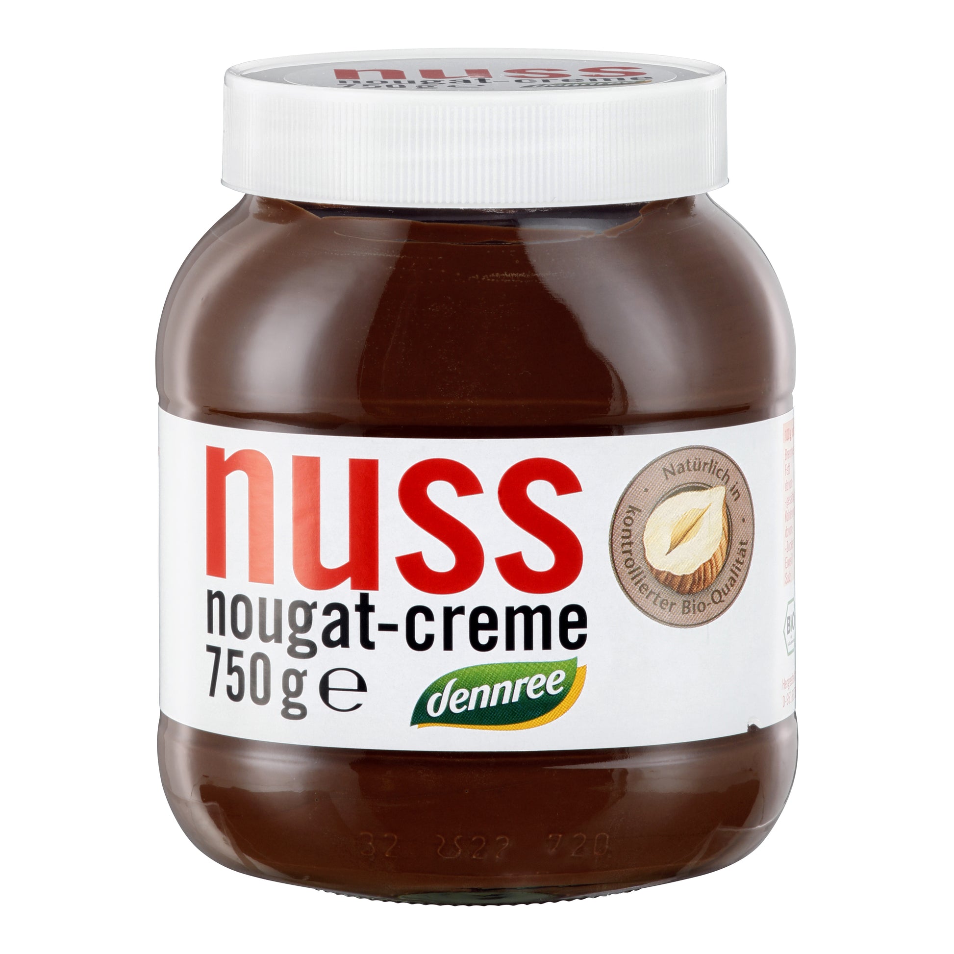 320018 Pomazánka ořechovo-nugátová 750 g BIO   DENNREE-1
