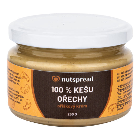 323008 Krém z pražených kešu ořechů 250 g   NUTSPREAD-1