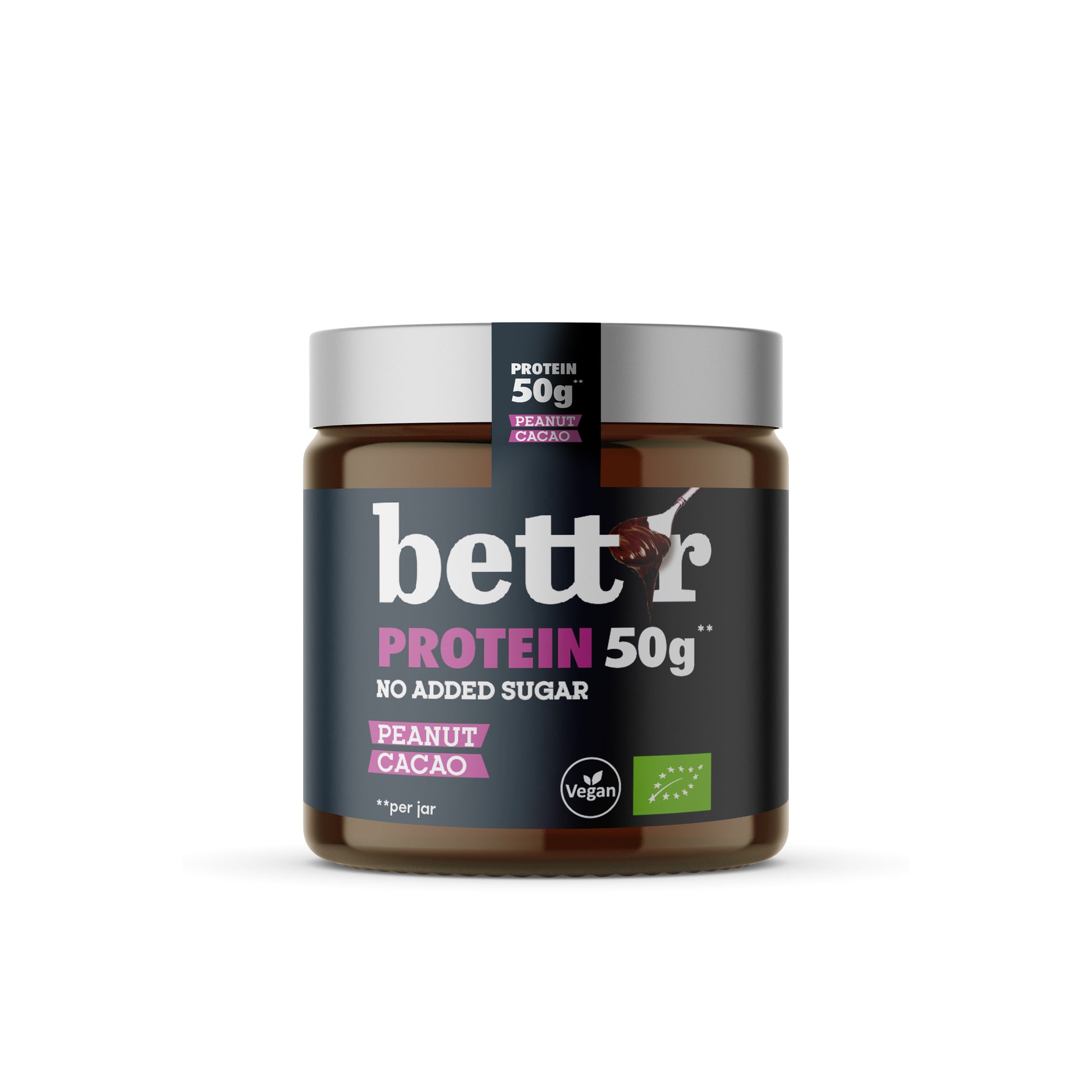 325373 Pomazánka proteinová arašídy a kakao bez přidaného cukru 250 g BIO    BETT´R-1