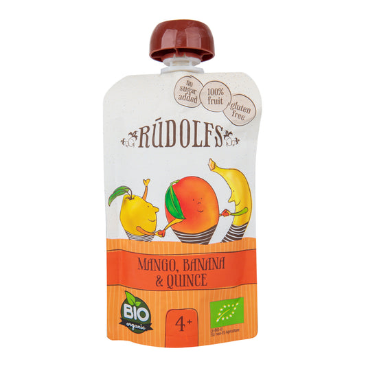 330091 Kapsička ovocná mango, banán, kdoule 110 g BIO   RUDOLFS-1