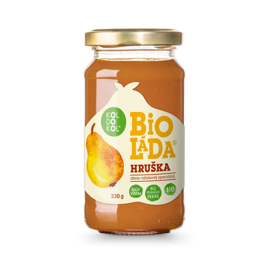 330109 Bioláda pomazánka ovocná hruška 230 g BIO   KOLDOKOL-1