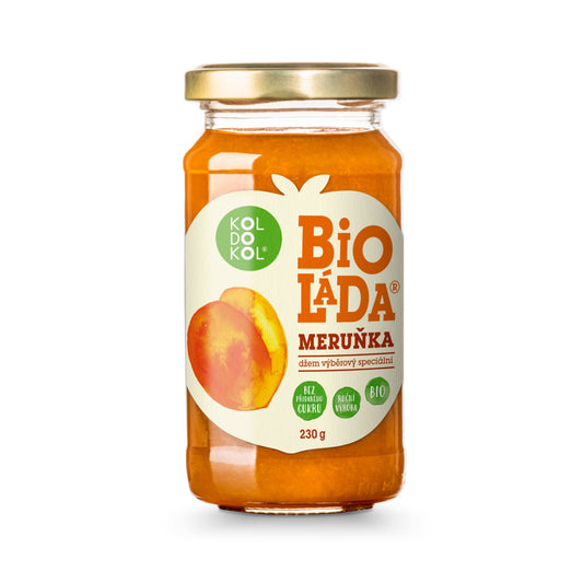 330111 Bioláda pomazánka ovocná meruňka 230 g BIO   KOLDOKOL-1