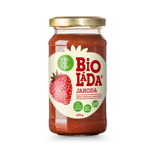 330116 Bioláda pomazánka ovocná jahoda 230 g BIO   KOLDOKOL-1