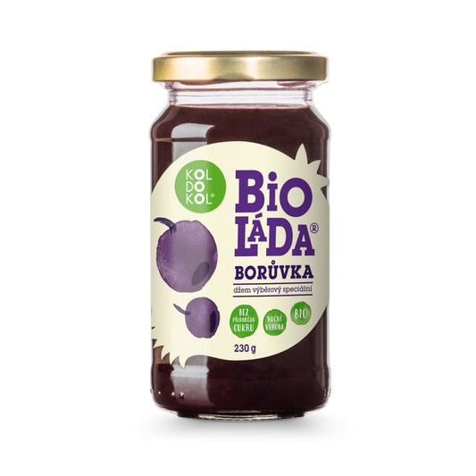 330117 Bioláda pomazánka ovocná borůvka 230 g BIO   KOLDOKOL-1