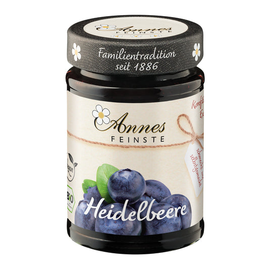 332070 Džem borůvkový výběrový 225 g BIO   ANNES FEINSTE-1