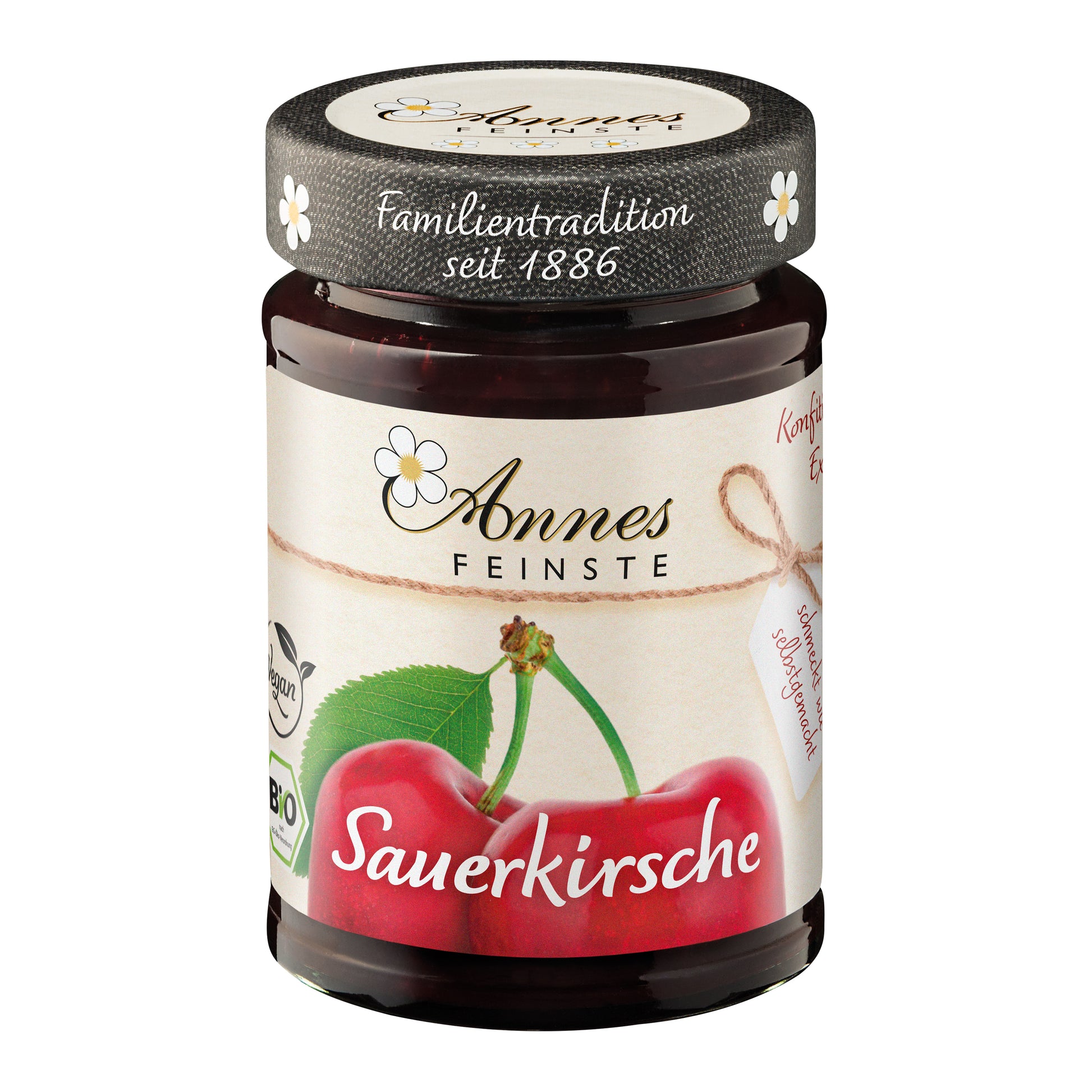 332072 Džem višňový výběrový 225 g BIO   ANNES FEINSTE-1