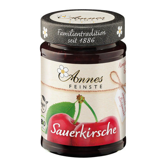 332072 Džem višňový výběrový 225 g BIO   ANNES FEINSTE-1