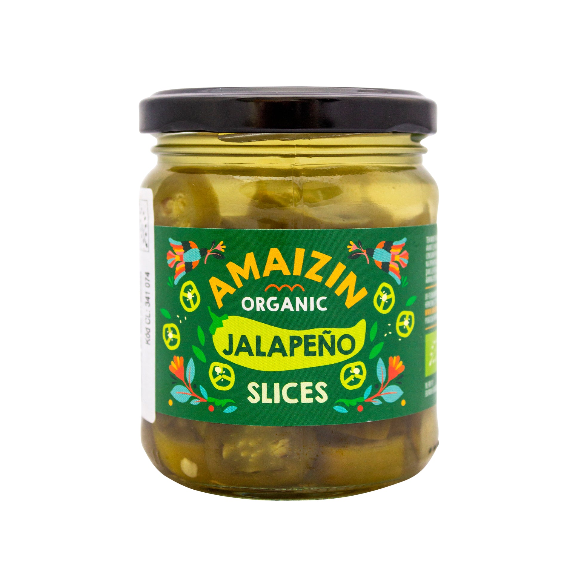 341074 Papričky Jalapenos sterilované 170 g BIO   AMAIZIN-1