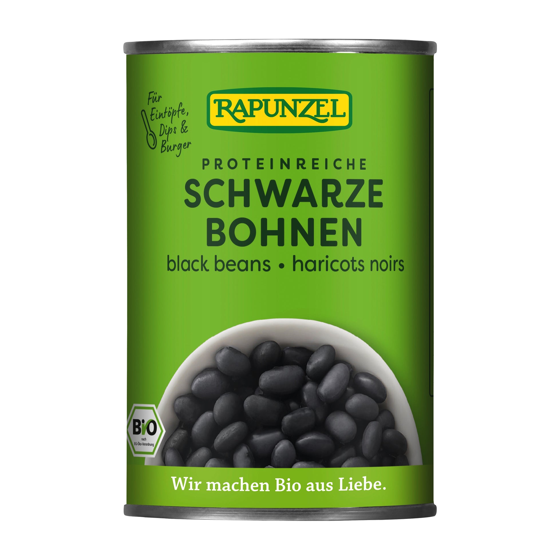 341083 Fazole černé sterilované  400 g BIO   RAPUNZEL -1