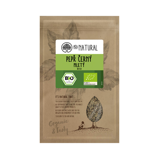 411323 Koření pepř černý mletý 20 g BIO   PĚKNÝ - UNIMEX-1