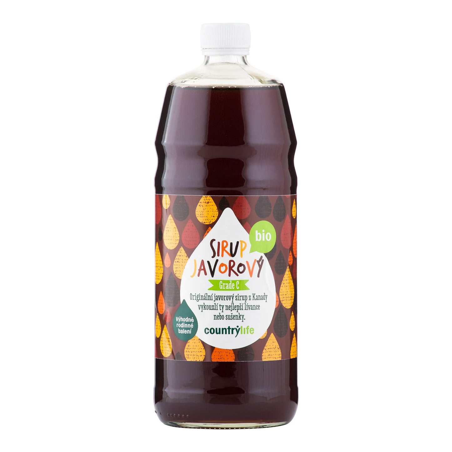 420022 Sirup javorový Grade C 1 l BIO   COUNTRY LIFE-1