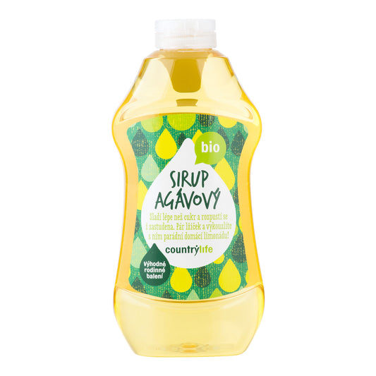 420058 Sirup agávový 874 ml BIO   COUNTRY LIFE-1