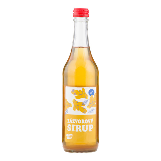 420070 NOVINKA Sirup zázvorový 500 ml BIO   MOŠTÁRNA HOSTĚTÍN-1