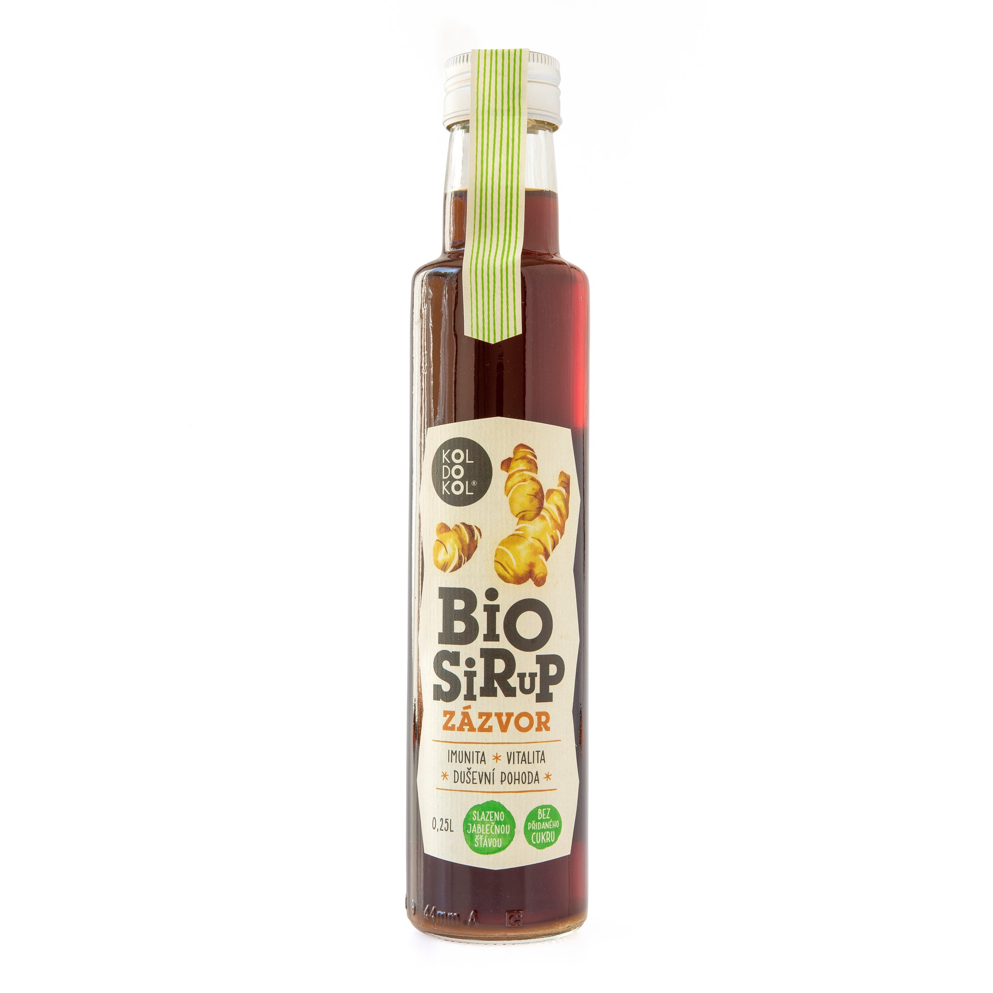 420107 Sirup zázvor bez přidaného cukru 250 ml BIO   KOLDOKOL-1